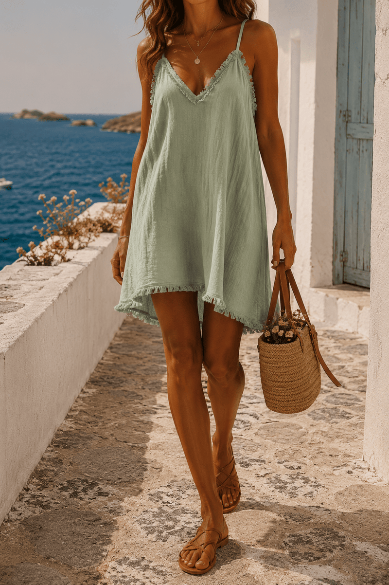 Elodie Dress | Short Boho Dress for Warm Days