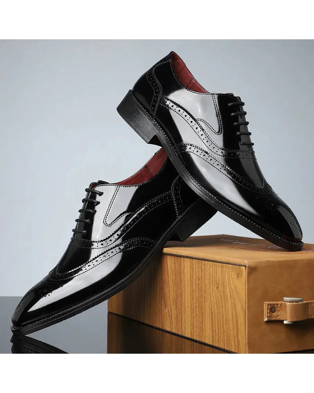 Harry - Zapatos brogue vintage - Camila Fashions