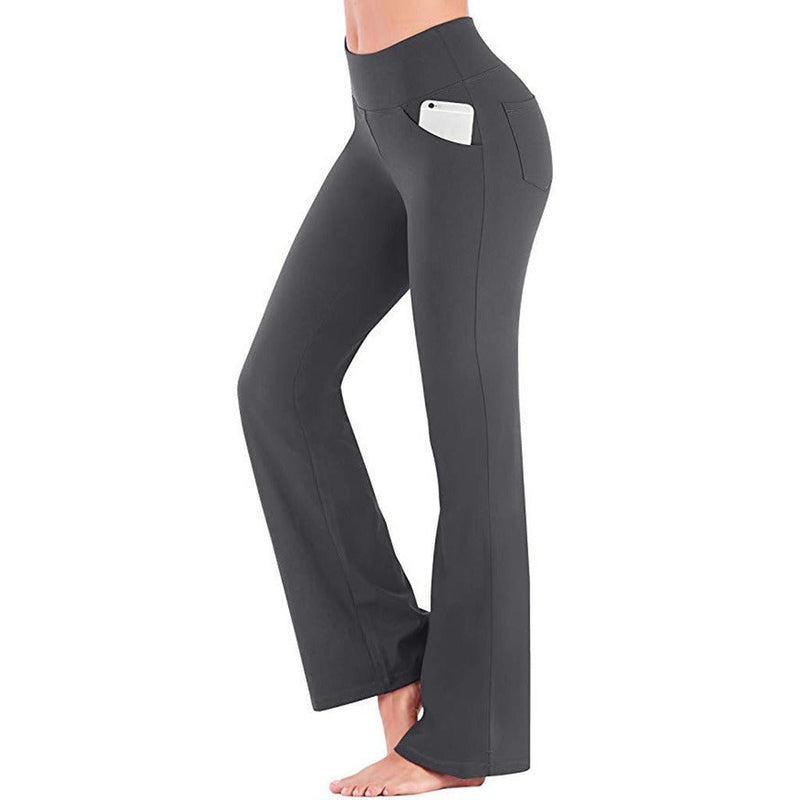 Diana - Pantalón de cintura alta elástico y corte ancho