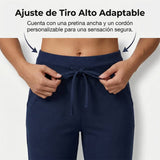 Tamara – Pantalones capri con cordón en la cintura