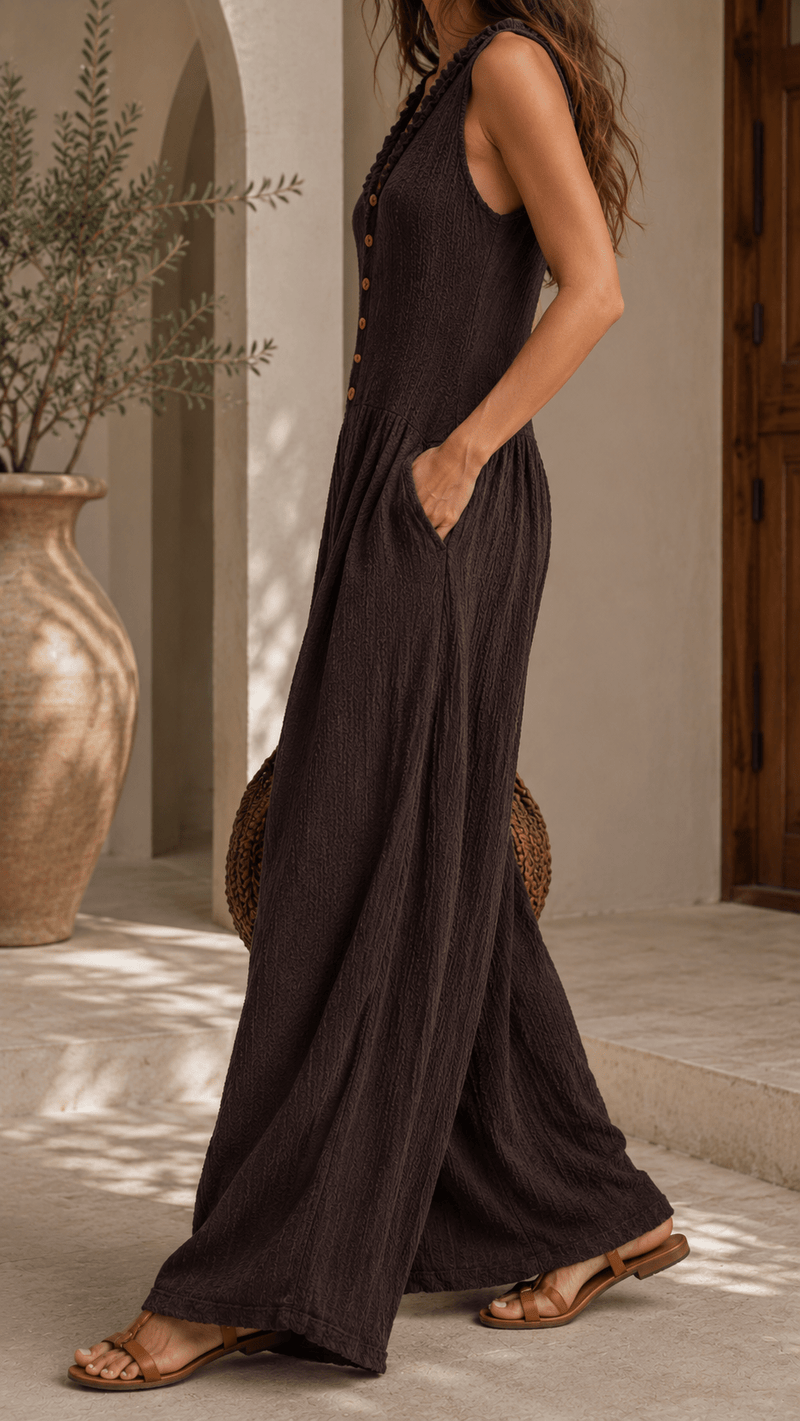 Evasion Jumpsuit | Relaxed Wide-Leg Silhouette