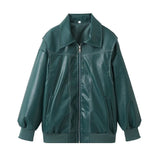 Valentina | Chaqueta urbana efecto piel oversize