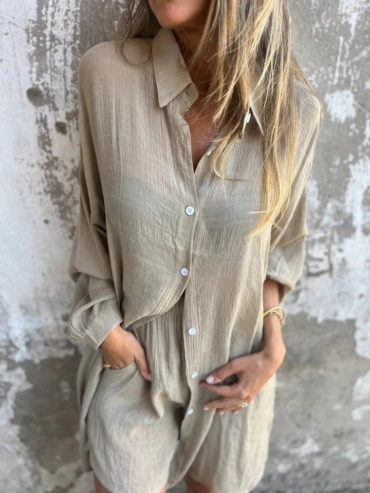 Siena - Conjunto casual con corte relajado