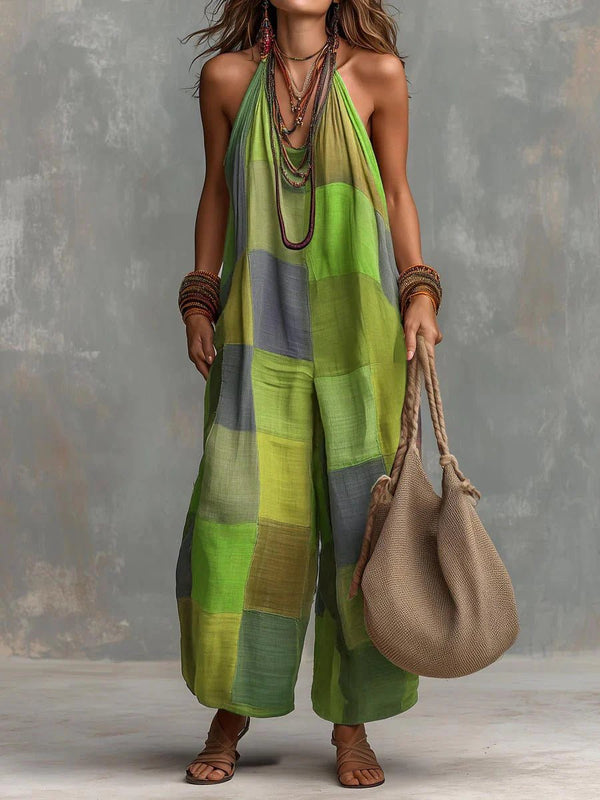 Bohème™ | Bohemian Patchwork Jumpsuit