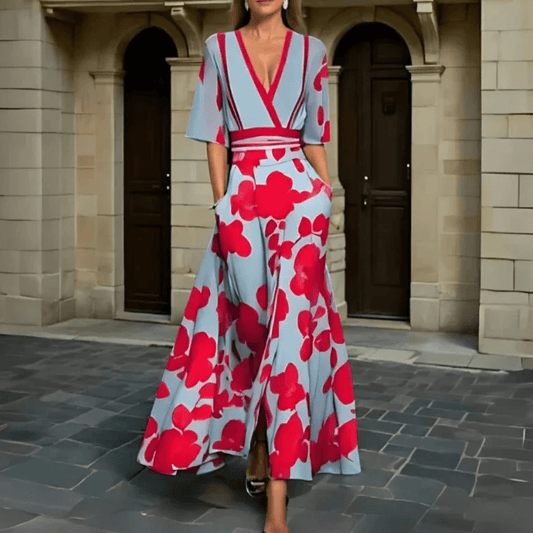 Veronica™ | Vestido elegante con estampado floral