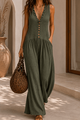 Evasion Jumpsuit | Relaxed Wide-Leg Silhouette