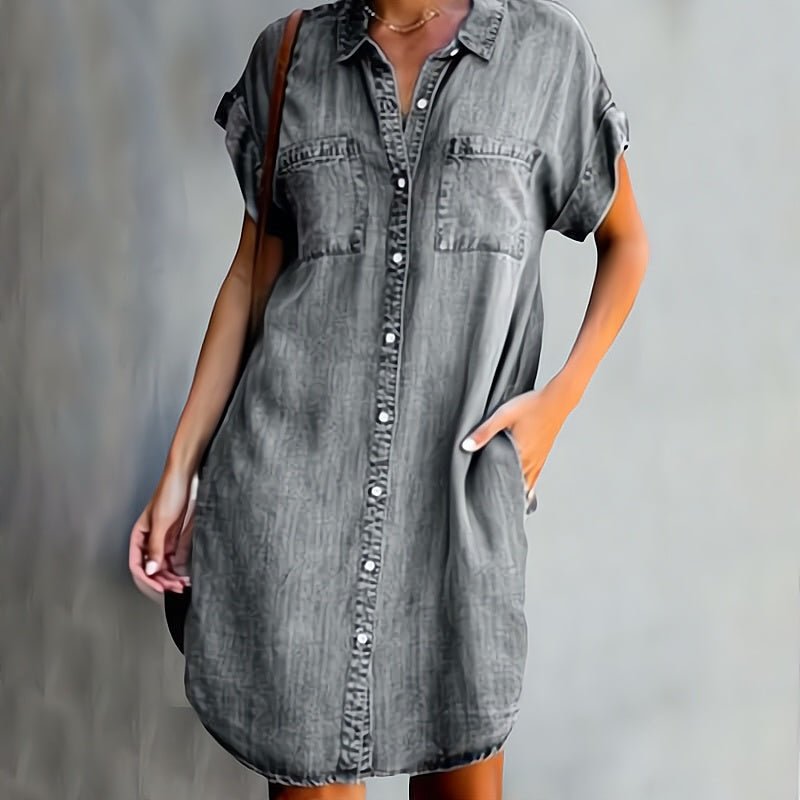 Helena | Buttoned Shirt Dress