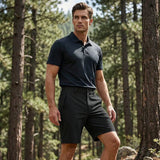 Gael - Pantalones cortos de golf elásticos