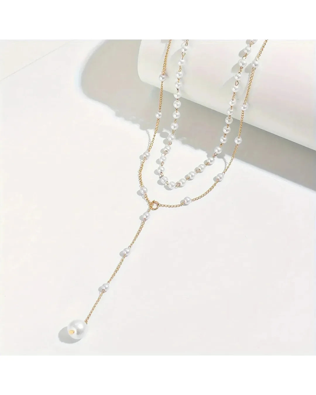 Collar de perlas en capas - Camila Fashions