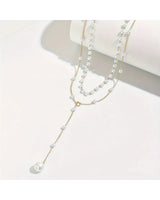 Layered Pearl Necklace - Camila Fashions
