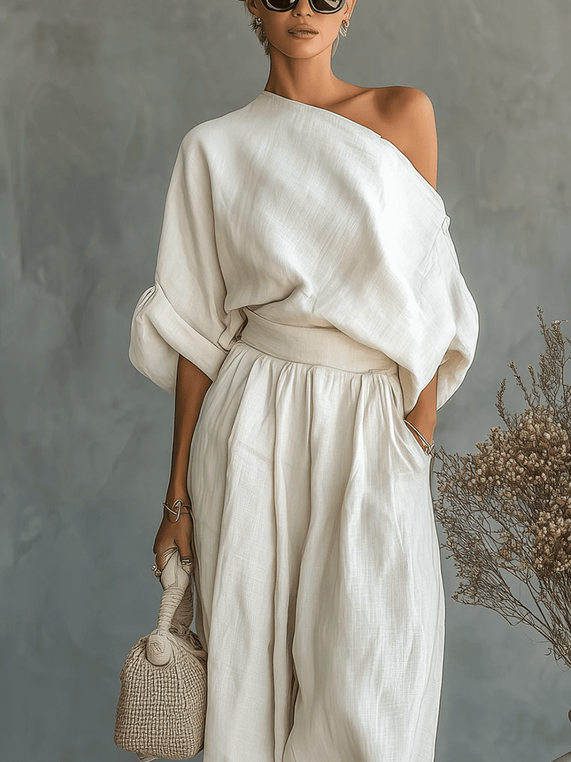 Mila™ | Two-Piece Set with Bardot Neckline