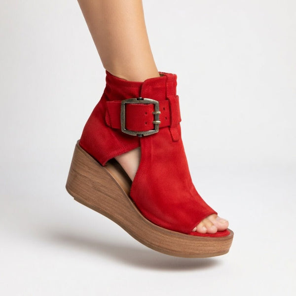 Orélisse™ — Modern Open Wedge Ankle Boots