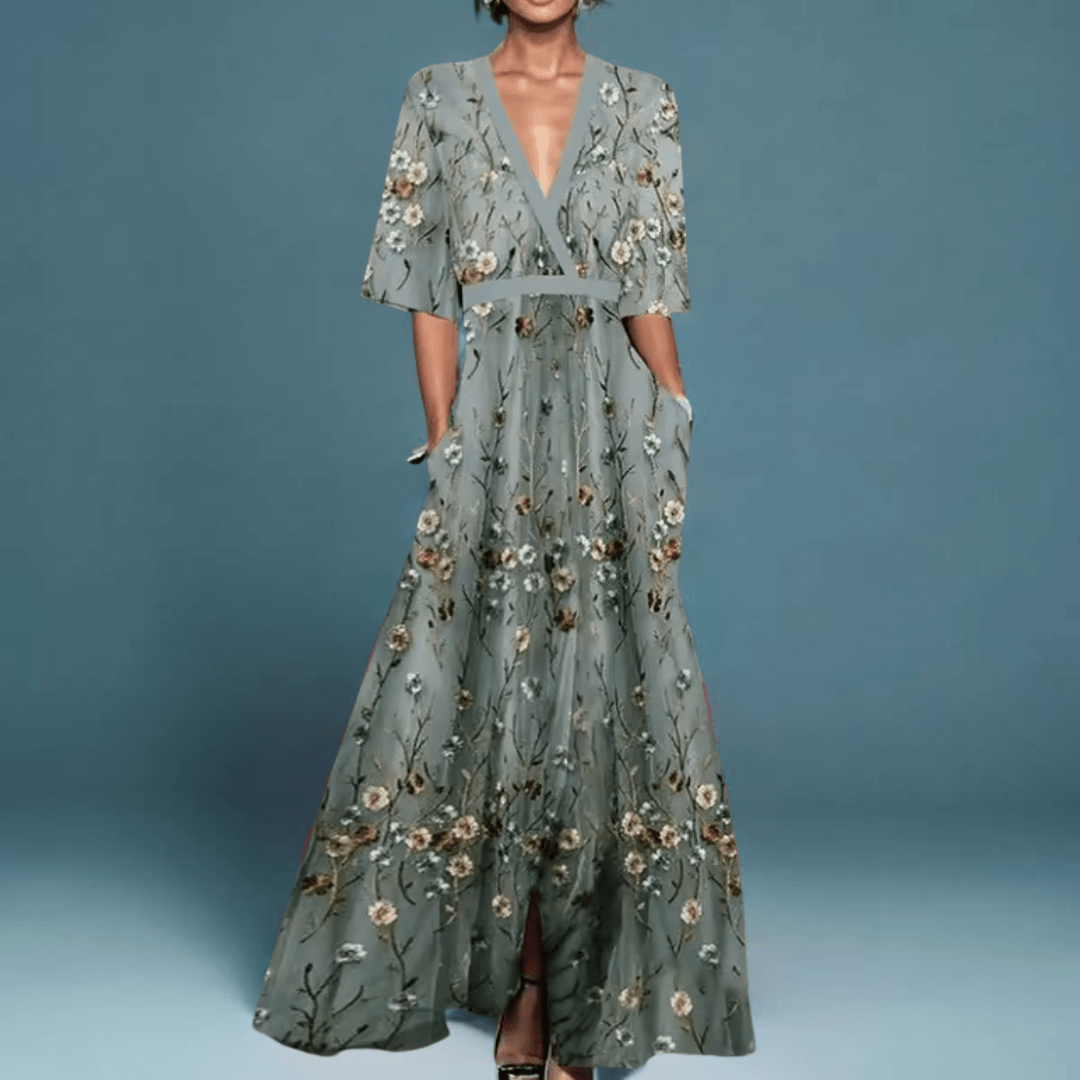 Veronica™ | Vestido elegante con estampado floral