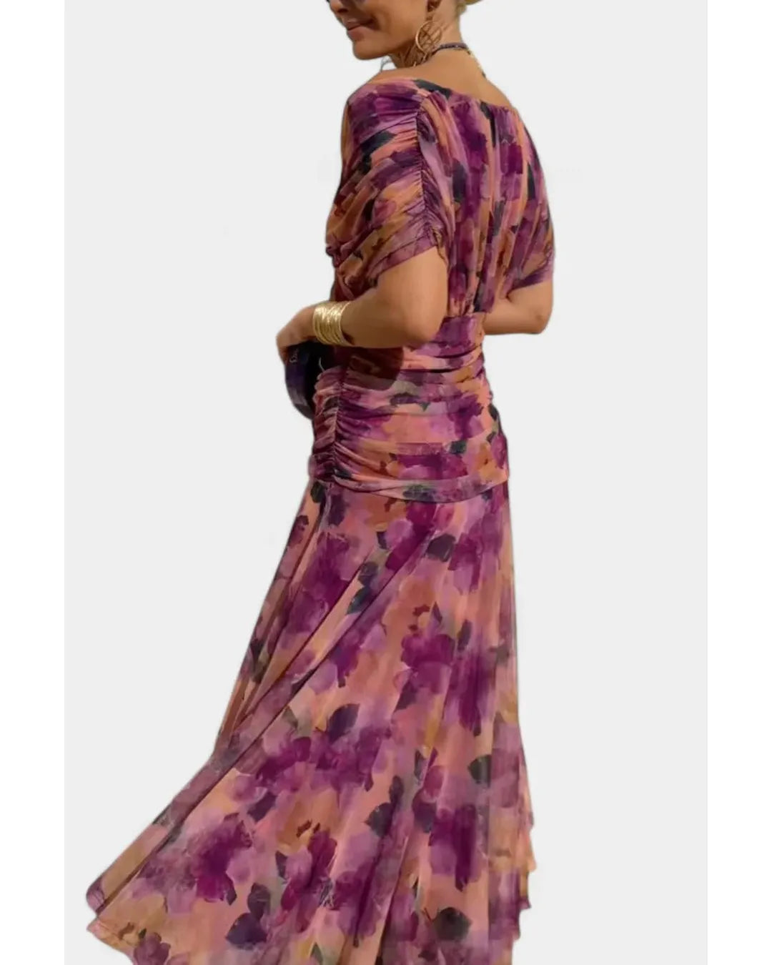 Alicia - Vestido floral de elegancia ligera - Camila Fashions