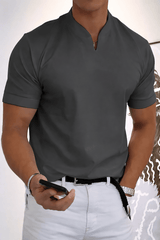 Pablo - Camiseta con cuello en V transpirable y corte clásico