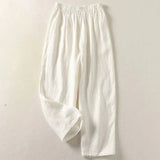 Amalia - Pantalón fluido de algodón y lino