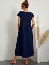 Gabriela - Vestido midi fluido de elegancia atemporal