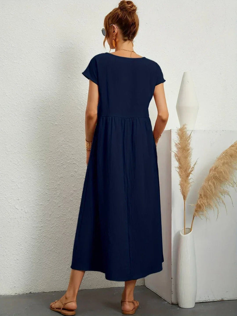 Gabriela - Vestido midi fluido de elegancia atemporal