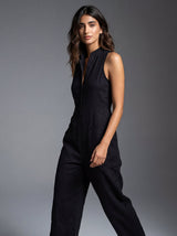 Minimalist sleeveless jumpsuit