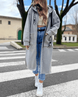 Marina | Chaqueta larga con capucha