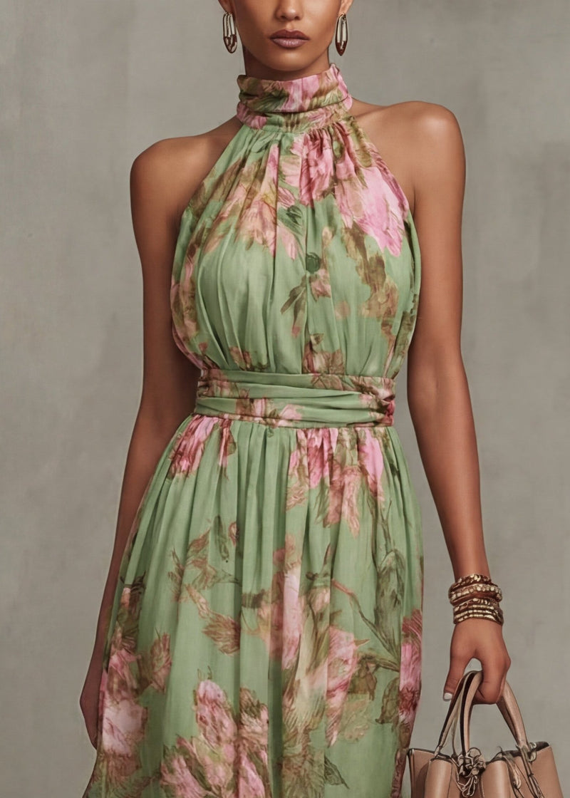 Livia | Vestido maxi elegante de estampado floral