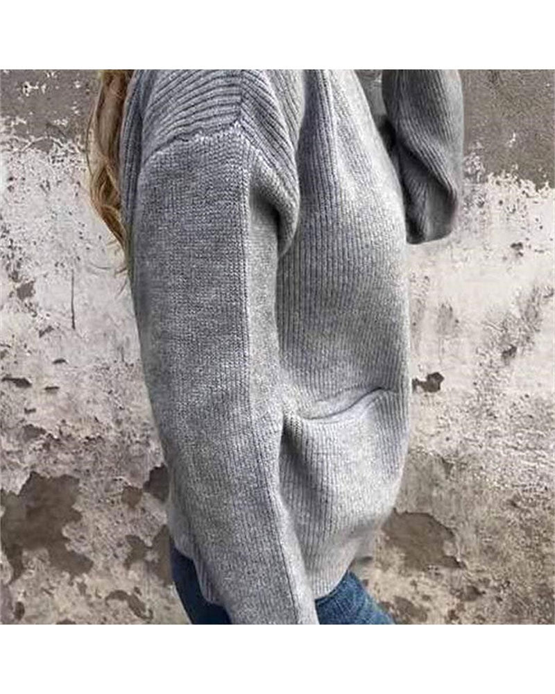 Vera | Zip-Up Knit Jacket - Camila Fashions