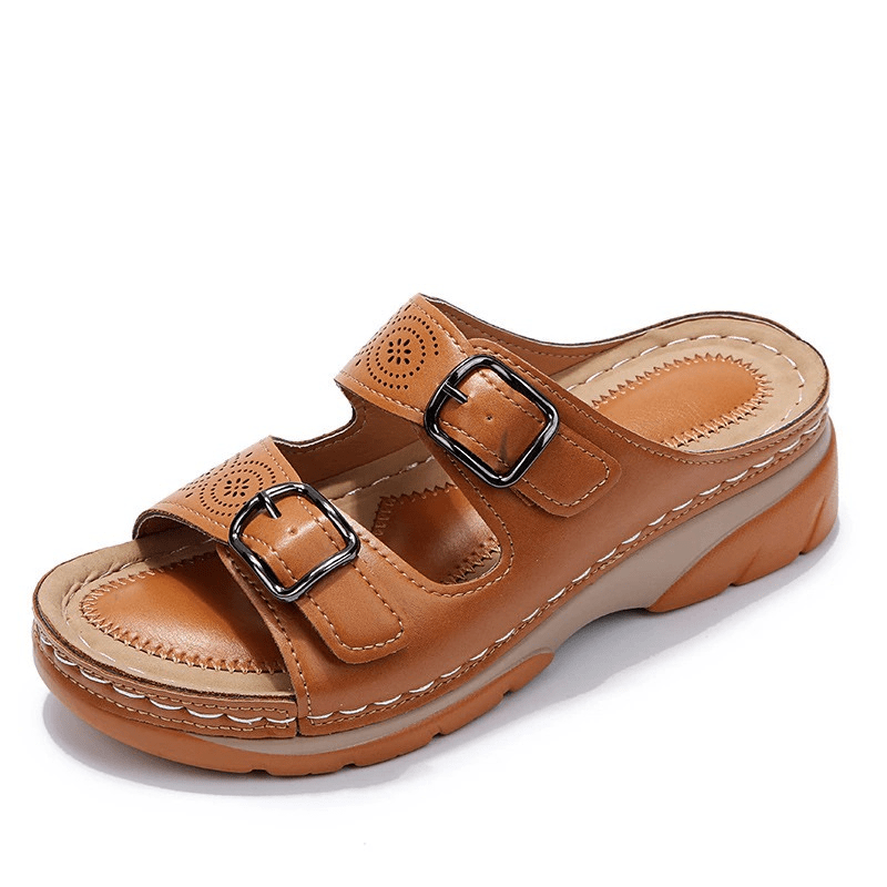 Valerina Milano Sandalias ortopédicas para fascitis plantar, pies anchos y artrosis