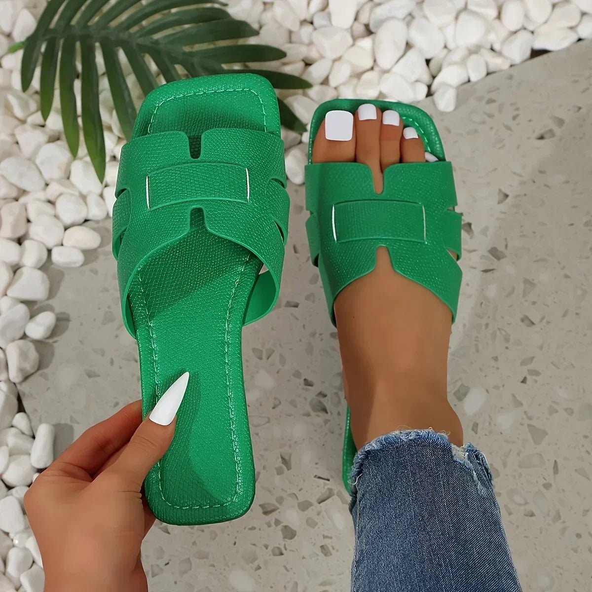 Valencia - Sandalias de Slides
