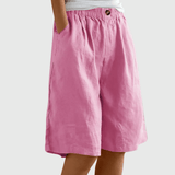 Madeleine | Ruime Shorts met Elastische Taille