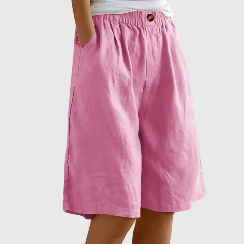 Madeleine | Ruime Shorts met Elastische Taille