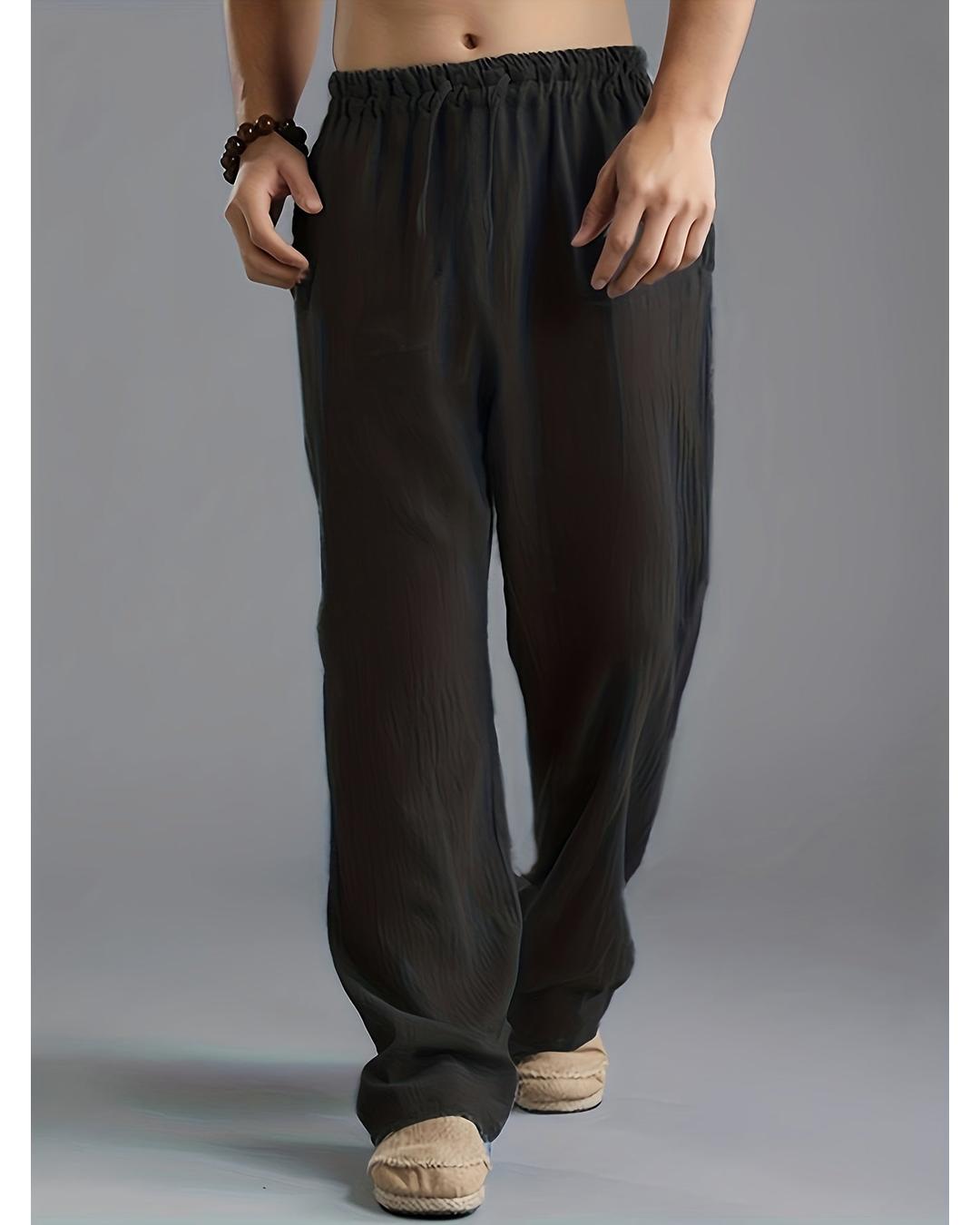 Mateo – Pantalones de lino para hombre - Camila Fashions