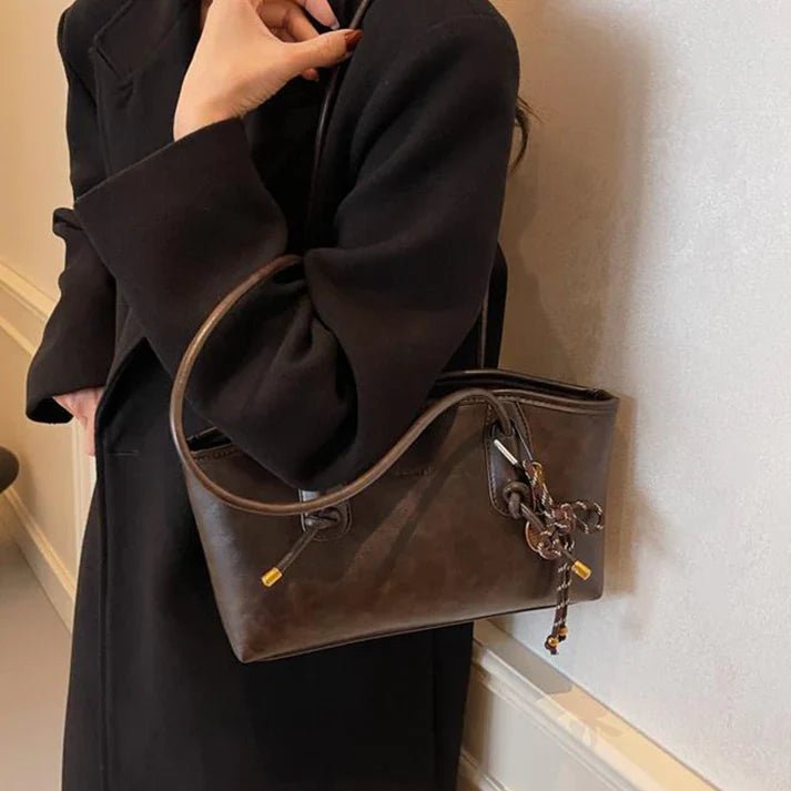 Renata - Bolso vintage de piel sintética
