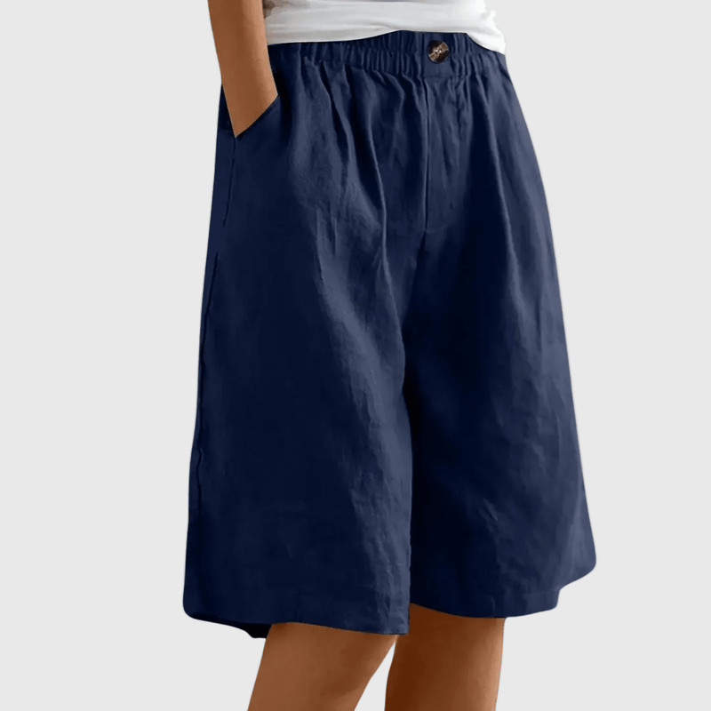 Madeleine | Ruime Shorts met Elastische Taille