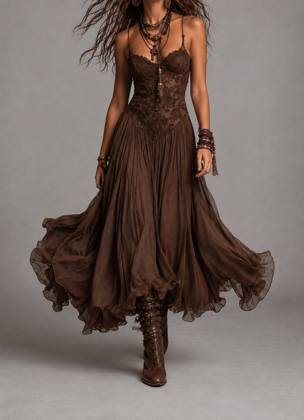 Lorella – Boho Charm Dress