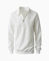 Hugo – Cable-Knit Half-Zip Jumper - Camila Fashions