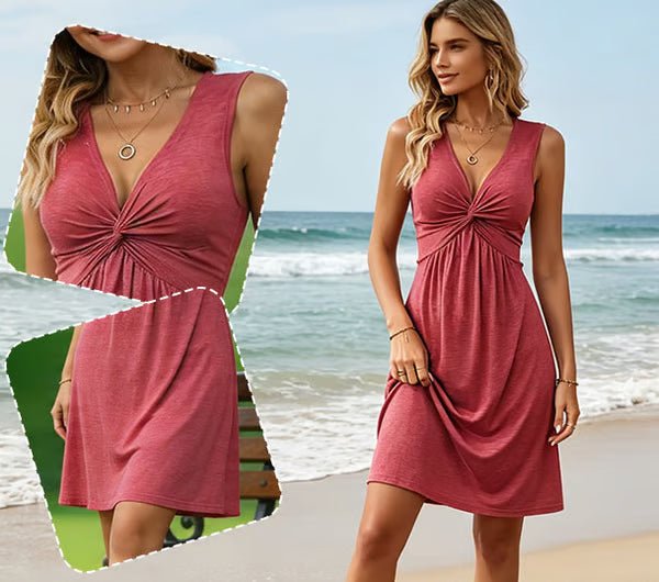 Camila - Vestido favorecedor con efecto silueta estilizada