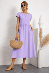 Gabriela - Vestido midi fluido de elegancia atemporal