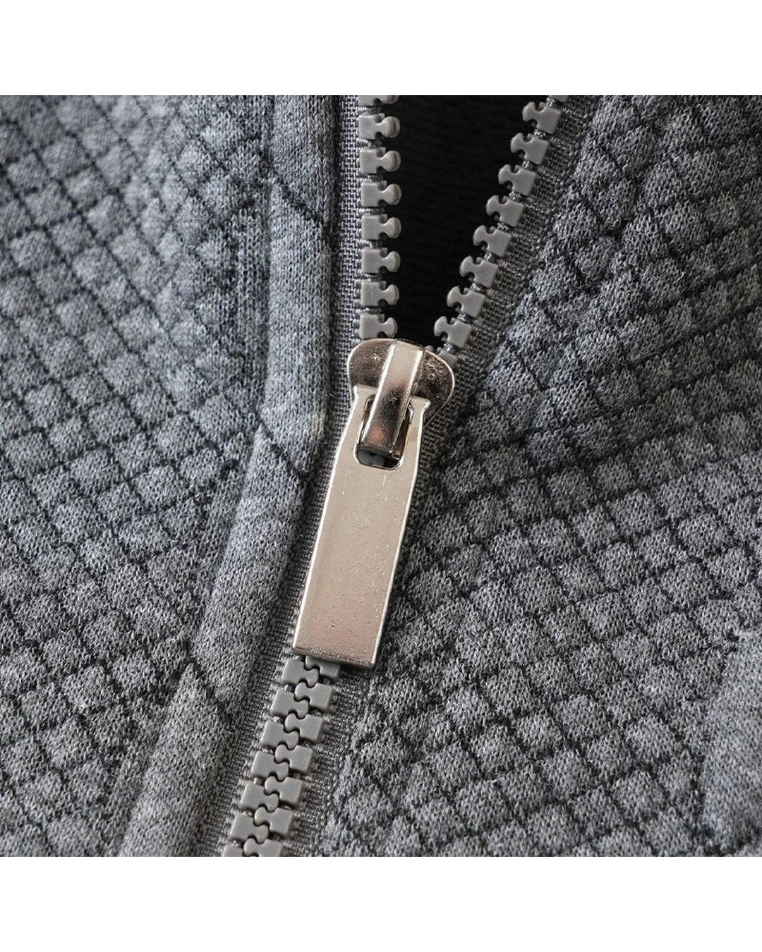 Hugo – Suéter de punto trenzado con media cremallera - Camila Fashions