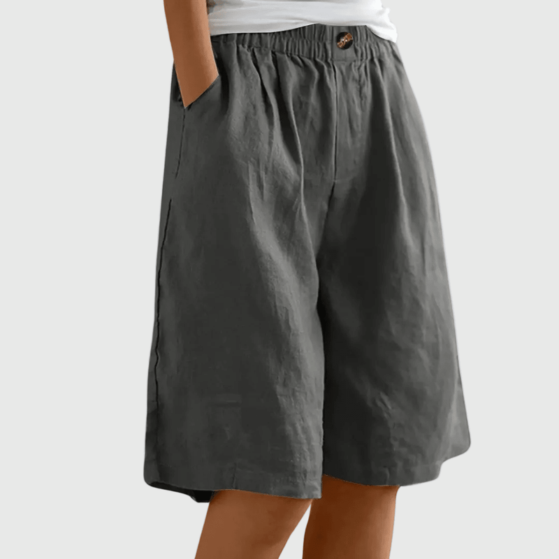 Madeleine | Ruime Shorts met Elastische Taille