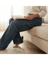 Valeria | Wide-Leg Jeans with Sparkling Details - Camila Fashions