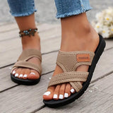 Mía - Sandalias de tiras cruzadas ligeras y cómodas