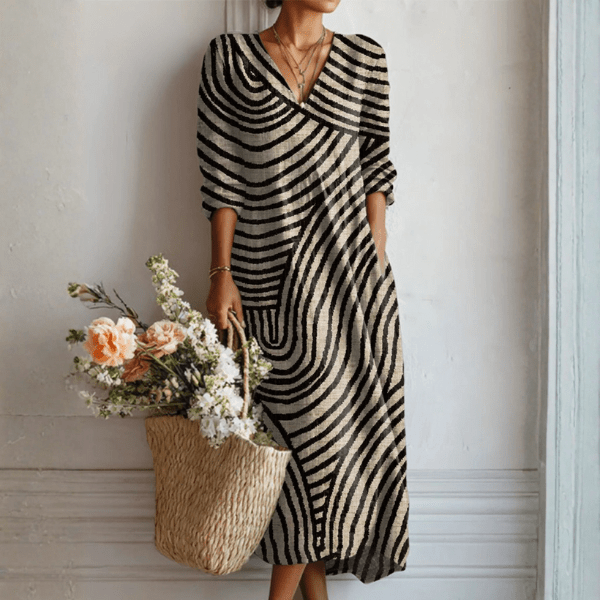 María | Vestido primaveral con estilo sin esfuerzo