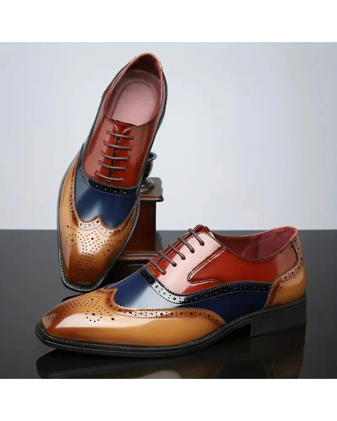 Harry - Zapatos brogue vintage - Camila Fashions
