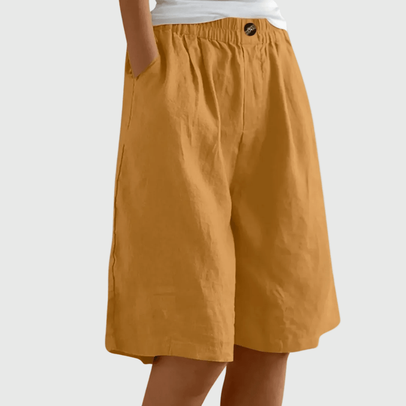 Madeleine | Ruime Shorts met Elastische Taille