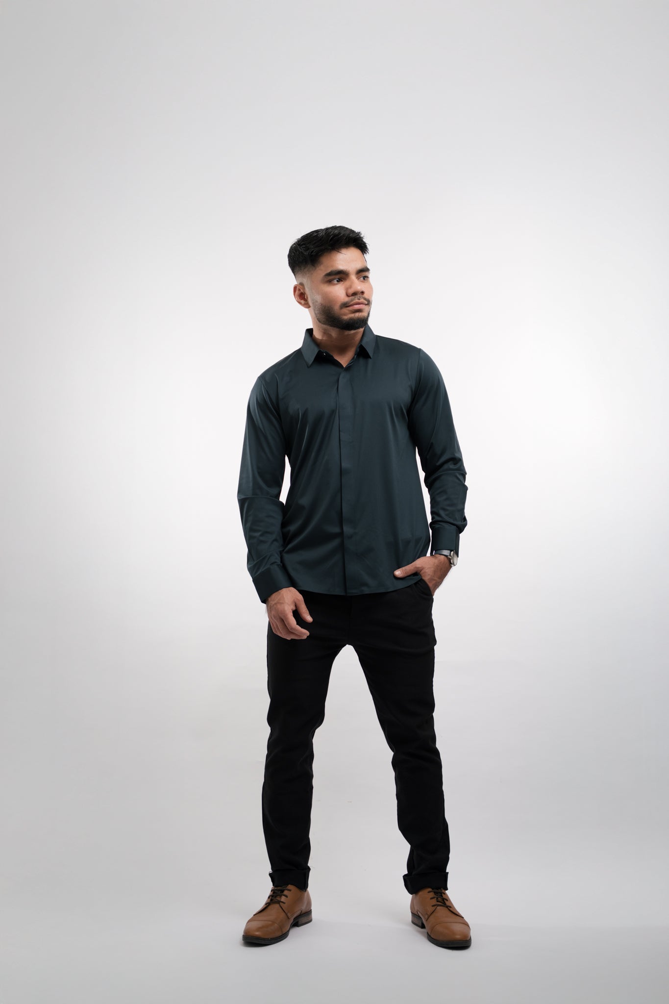Alfonso Camisa con Botones Antiarrugas