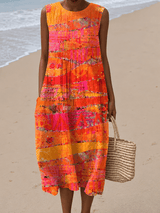 Faye™ Midi Dress Sunset