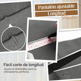 Diana - Pantalón de cintura alta elástico y corte ancho