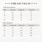 Valeria - Conjunto de sudadera corta y pantalón ancho