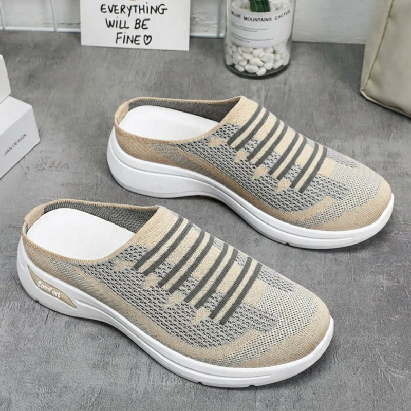 Aina - Zapatillas transpirables con talón abierto