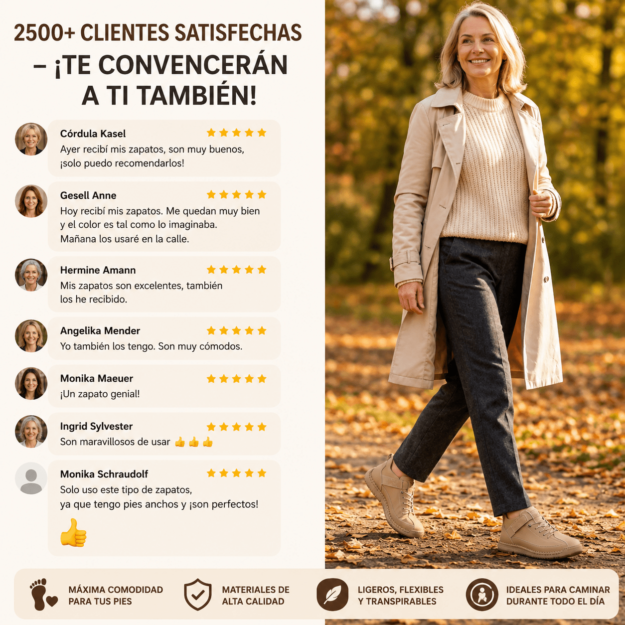 Mia – Zapatos ortopédicos cómodos y sin dolor